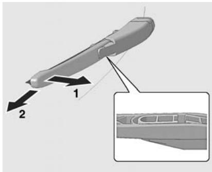 CHEVROLET AVEO - Balais d'essuie-glace arrête - 1