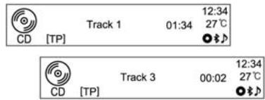 CHEVROLET AVEO - Changement de morceau en cours de lecture - 1