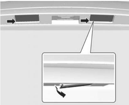 CHEVROLET AVEO - Éclairage de plaque d'immatriculation - 1