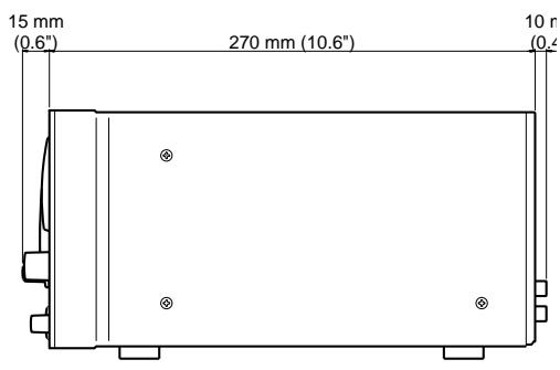TASCAM CC-222 - Plan coté - 2