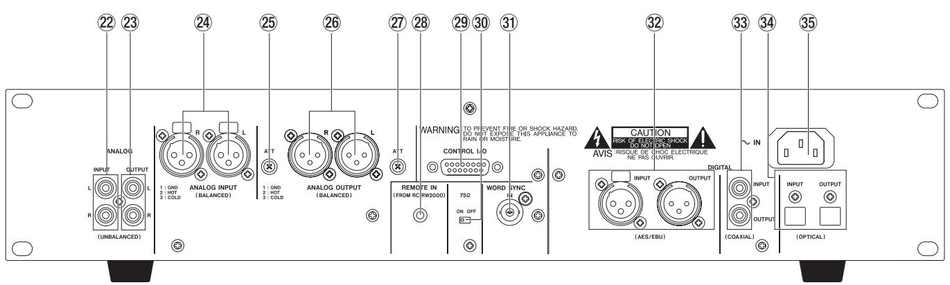 TASCAM CD-RW2000 - Paramètres par défaut - 4