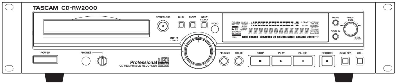 TASCAM CD-RW2000 - 1