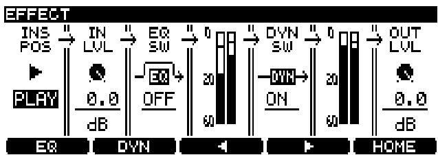 TASCAM DV-RA1000 - Réglage de la position d'effet - 1