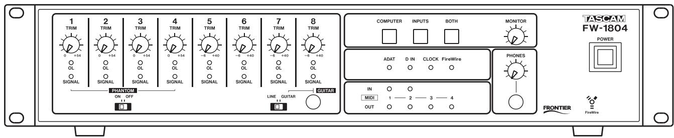 TASCAM FW-1804 - Face avant - 1