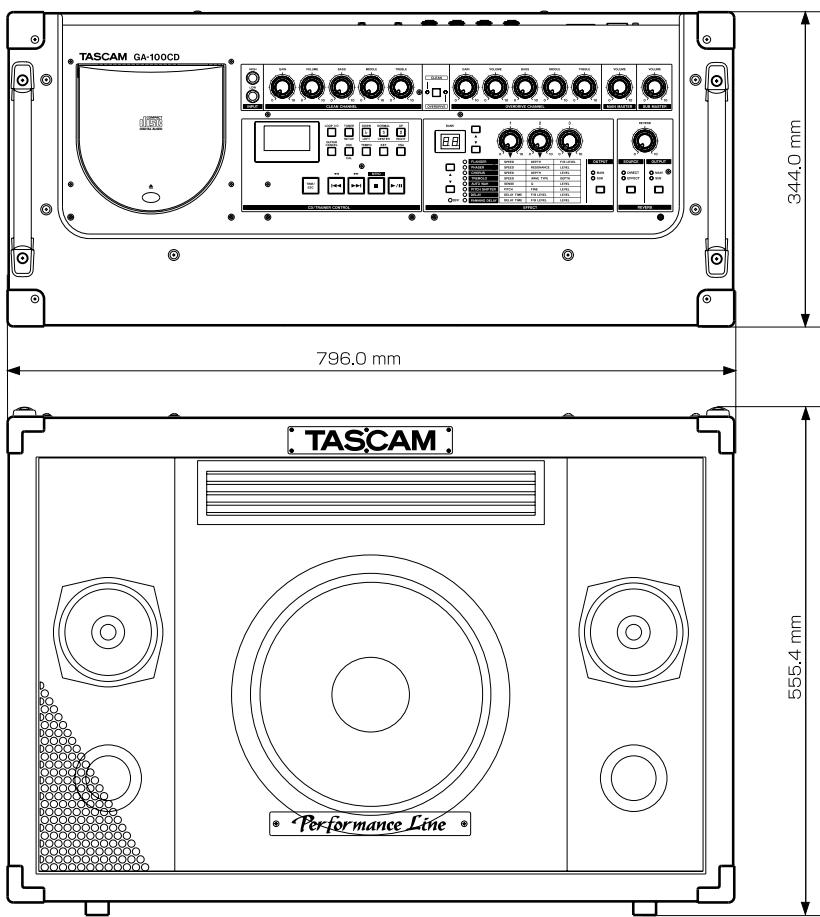 TASCAM GA-100CD - Attention - 1
