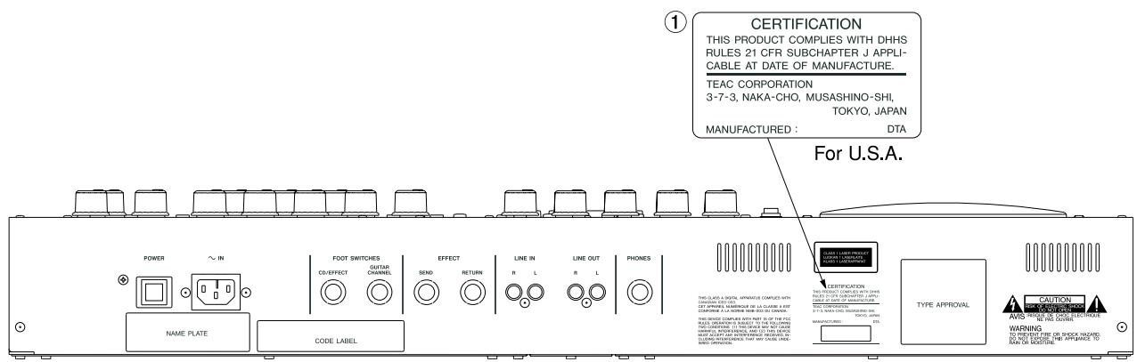 TASCAM GA-100CD - Attention - 1