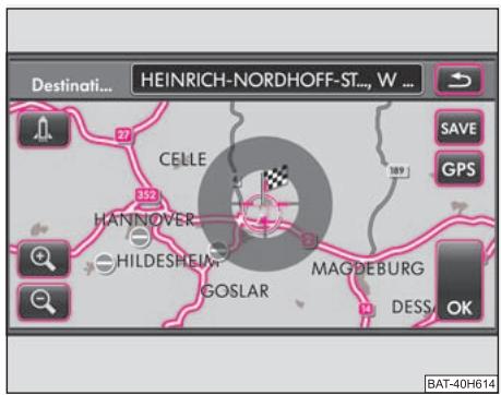 SKODA RADIO NAVIGATION SYSTEM COLUMBUS - Enregistrement des destinations - 1