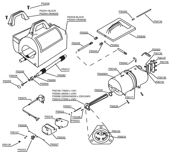 EARLEX PWS - Dampfaustritt an der Druckkappe. - 3