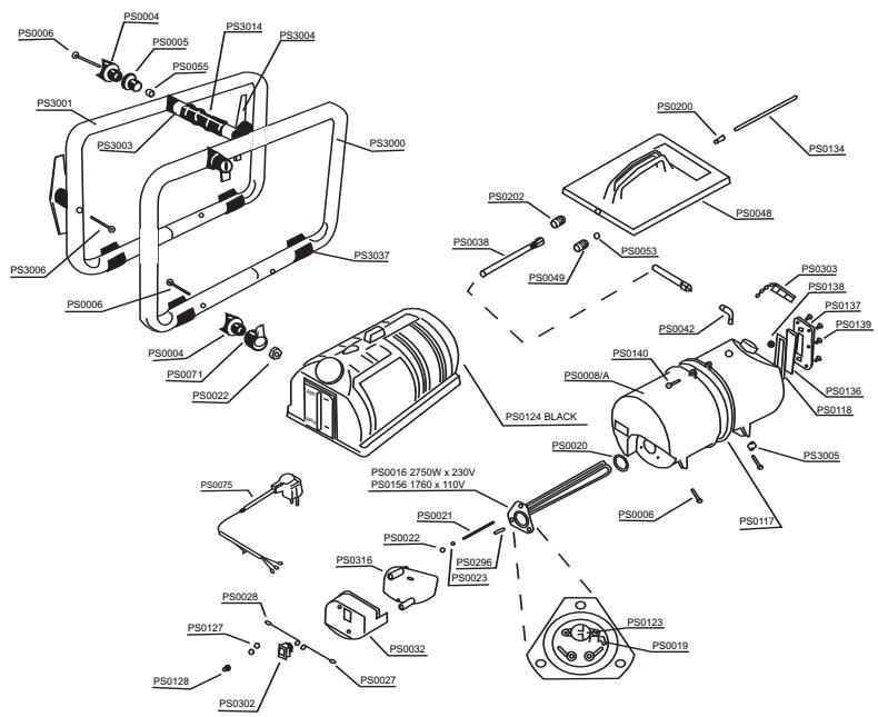 EARLEX PWS - Dampfaustritt an der Druckkappe. - 2