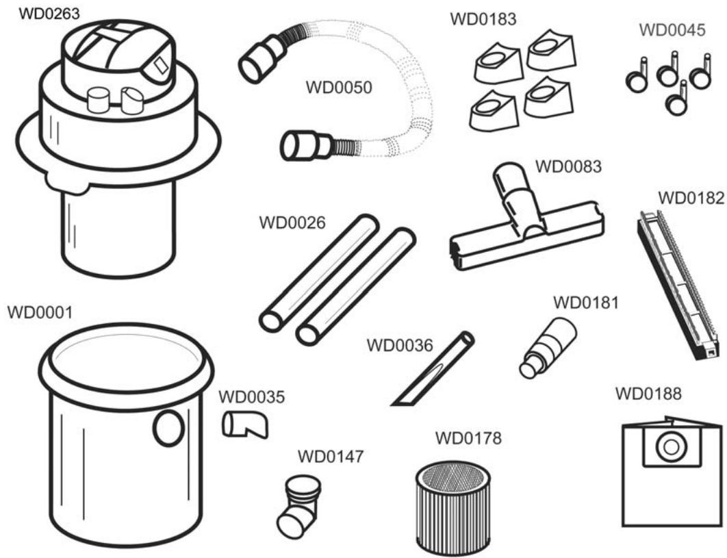 EARLEX WD1200P - PIECES DETACHEES - 1