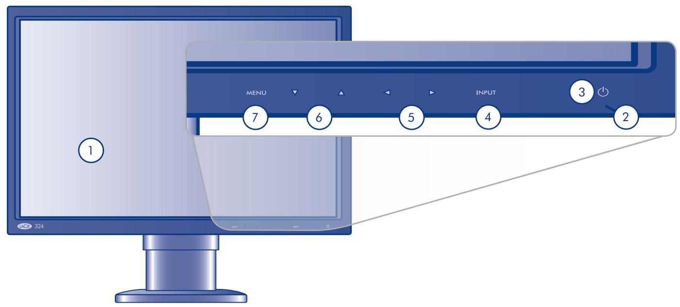 LACIE 324 EASYHOOD LOGICIEL DE CALIBRATION - Vue avant - 1