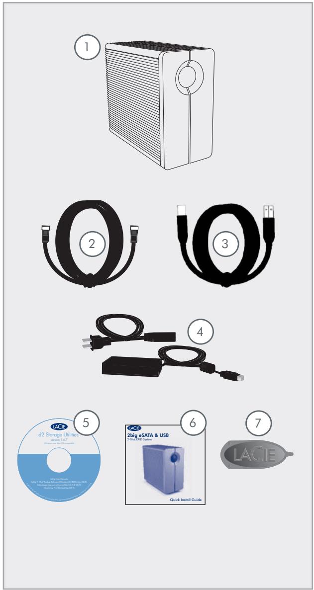LACIE 2BIG DUAL - Contenu du coffret - 1
