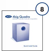 LACIE 32TB 4X4BIG QUADRA BUNDLE - Contenu du coffret - 8