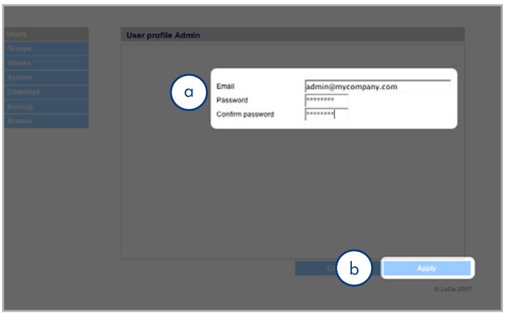 LACIE 5BIG NETWORK - Courriels de notification - 1