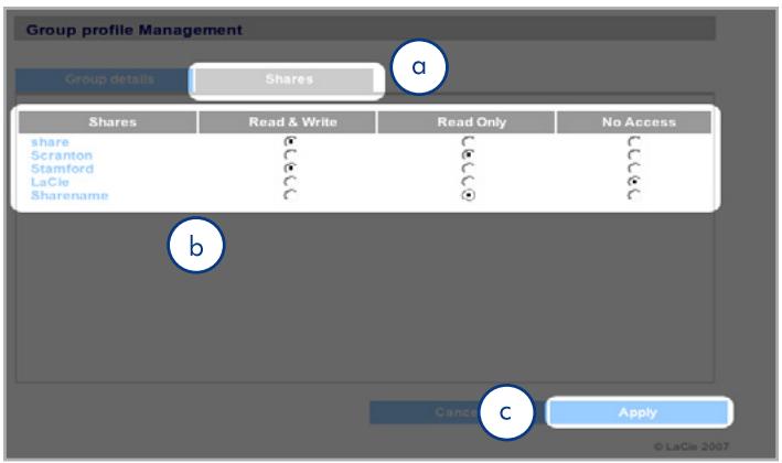 LACIE 5BIG NETWORK - Modification de groupes - 1