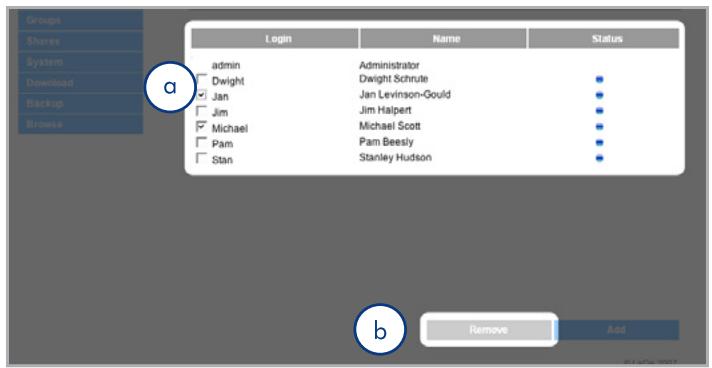 LACIE 5BIG NETWORK - Modification des comptes d'utilisateur - 1