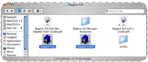 LACIE BIGGEST S2S AVEC PCI-EXPRESS CARTE - Mac OS X - 1