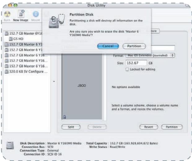 LACIE BIGGEST S2S AVEC PCI-EXPRESS CARTE - Volume configuré de partition - Mac OS X - 4