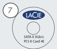 LACIE BIGGEST S2S AVEC PCI-EXPRESS CARTE - Contenu du coffret - 7