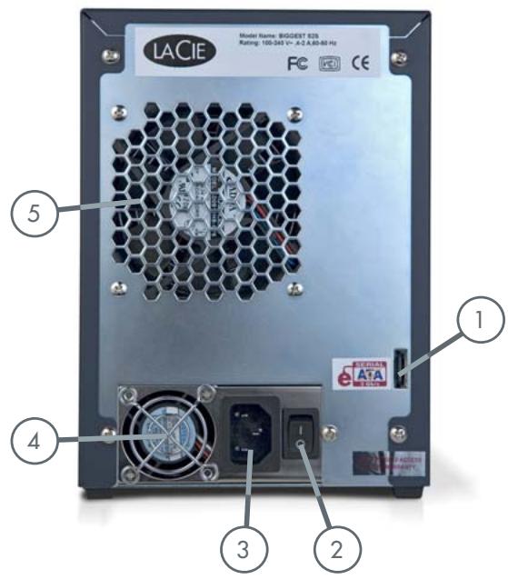 LACIE BIGGEST S2S AVEC PCI-EXPRESS CARTE - Vue arrêté - 1