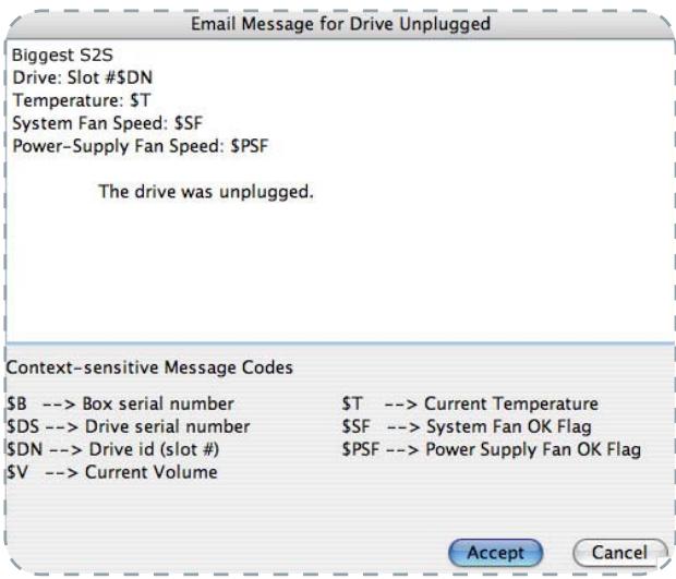 LACIE BIGGEST S2S AVEC PCI-X CARTE - Installation de la notification e-mail - 4