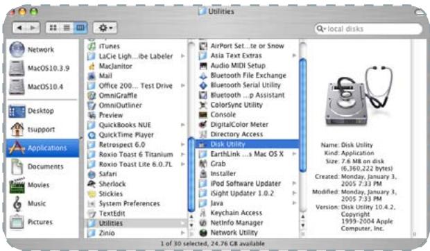 LACIE BIGGEST S2S AVEC PCI-X CARTE - Volume configuré de partition - Mac OS X - 2