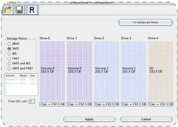 LACIE BIGGEST S2S AVEC PCI-X CARTE - Pour créer un volume safe - 1