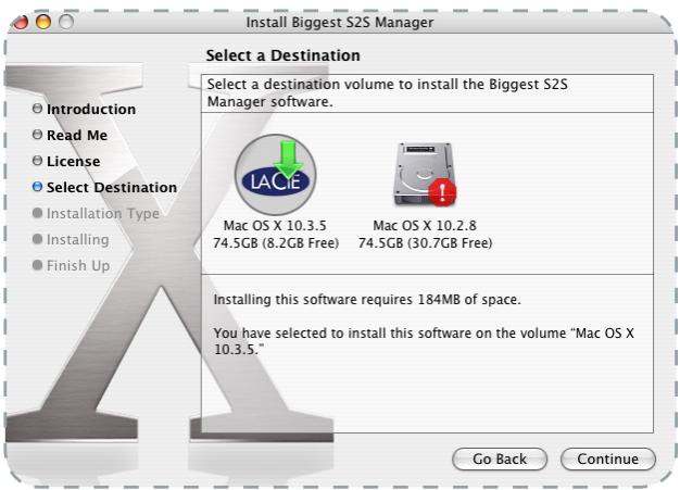 LACIE BIGGEST S2S AVEC PCI-X CARTE - Utilisateurs mac - 8