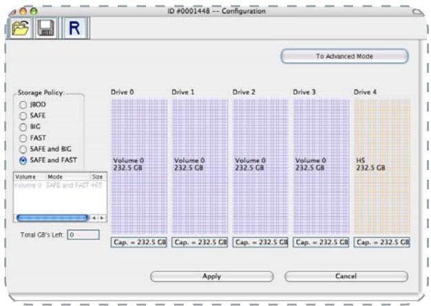 LACIE BIGGEST S2S AVEC PCI-X CARTE - Pour créer un volume safe + fast - 1