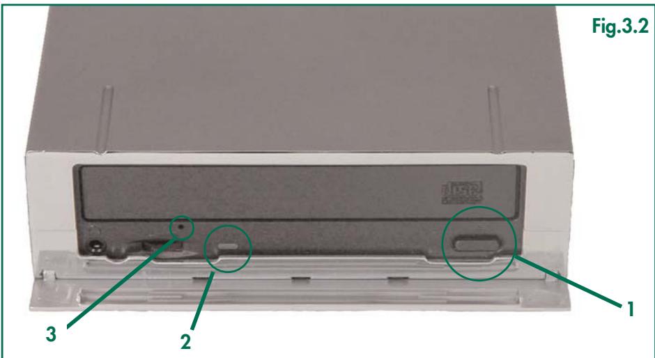 LACIE CD-RW - Insertion des disques - 1