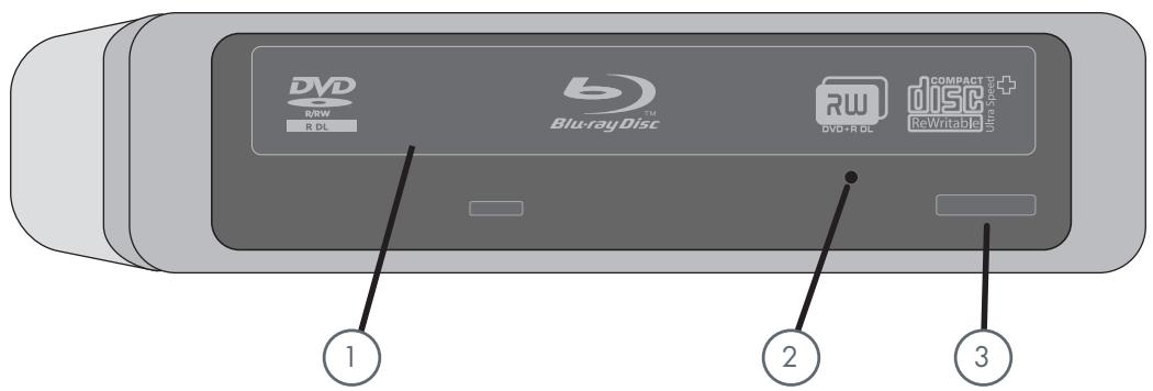 LACIE D2 BLU-RAY 8X - Vues du graveur - 1
