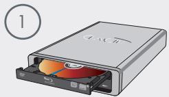 LACIE D2 BLU-RAY 8X - Contenu de l'emballage - 1