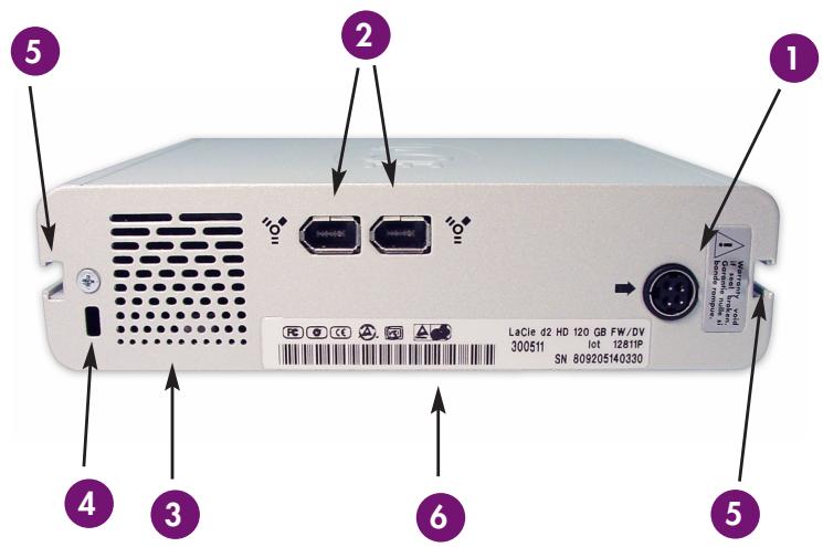 LACIE D2 CD-RW - Graveur cd-rw lacie D2 - vue arrêté - 1