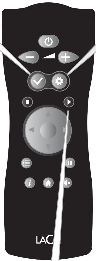 LACIE LACINEMA BLACK PLAY - Bouton Marque : - 2