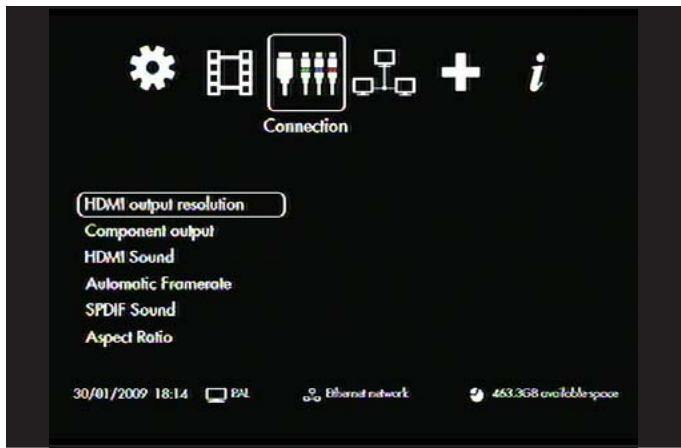 LACIE LACINEMA BLACK PLAY - Settings [Paramètres] : Version - 1
