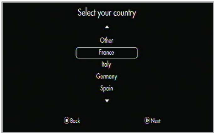 LACIE LACINEMA BLACK PLAY - Assistant d'installation : Select your country [Sélection du pays] - 3