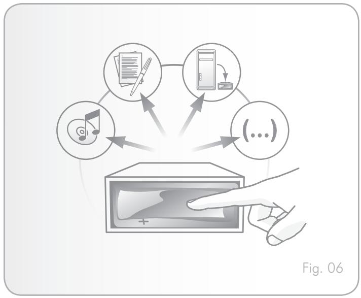 LACIE STARCK DESKTOP HARD DRIVE - Configuration de la surface intelligente - 1