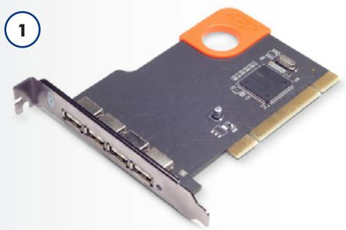 LACIE USB 2.0 PCI CARD - Contenu du coffret - 1