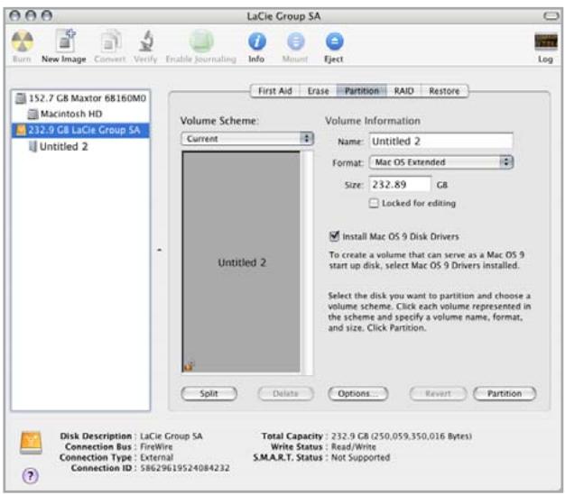 LACIE USB KEY MAX ORANGE - Pour reformater le disque en vue de l'utiliser sous Windows et Mac : - 1