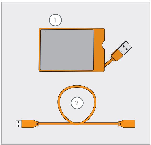 LACIE USB KEY MAX ORANGE - Contenu du coffret - 1
