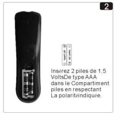 NESX NE-1917 - REEMPLACEMENT DES PILES - 2
