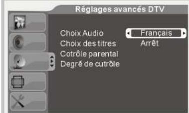 NESX NE-1917 - REGLAGES AVANCES - 1