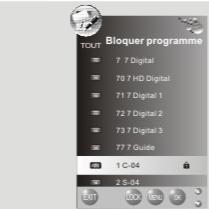 NESX NE-2210 - Bloquer programme - 1