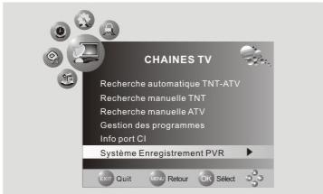 NESX NE-2210 - CONFIGURATION DES ENREGISTREMENTS PVR - 1