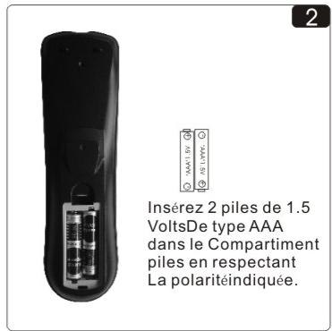 NESX NE-2210 - REEMPLACEMENT DES PILES - 2