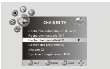 NESX NE-2210 - Recherche manuelle TNT - 2