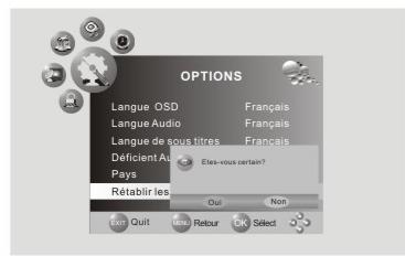 NESX NE-2210 - MENU OPTIONS - 1