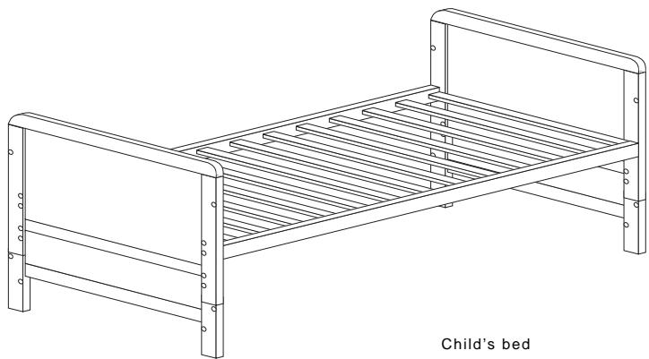 HAUCK BERLIN - How to assemble / Convert the cot to a child's bed: - 1