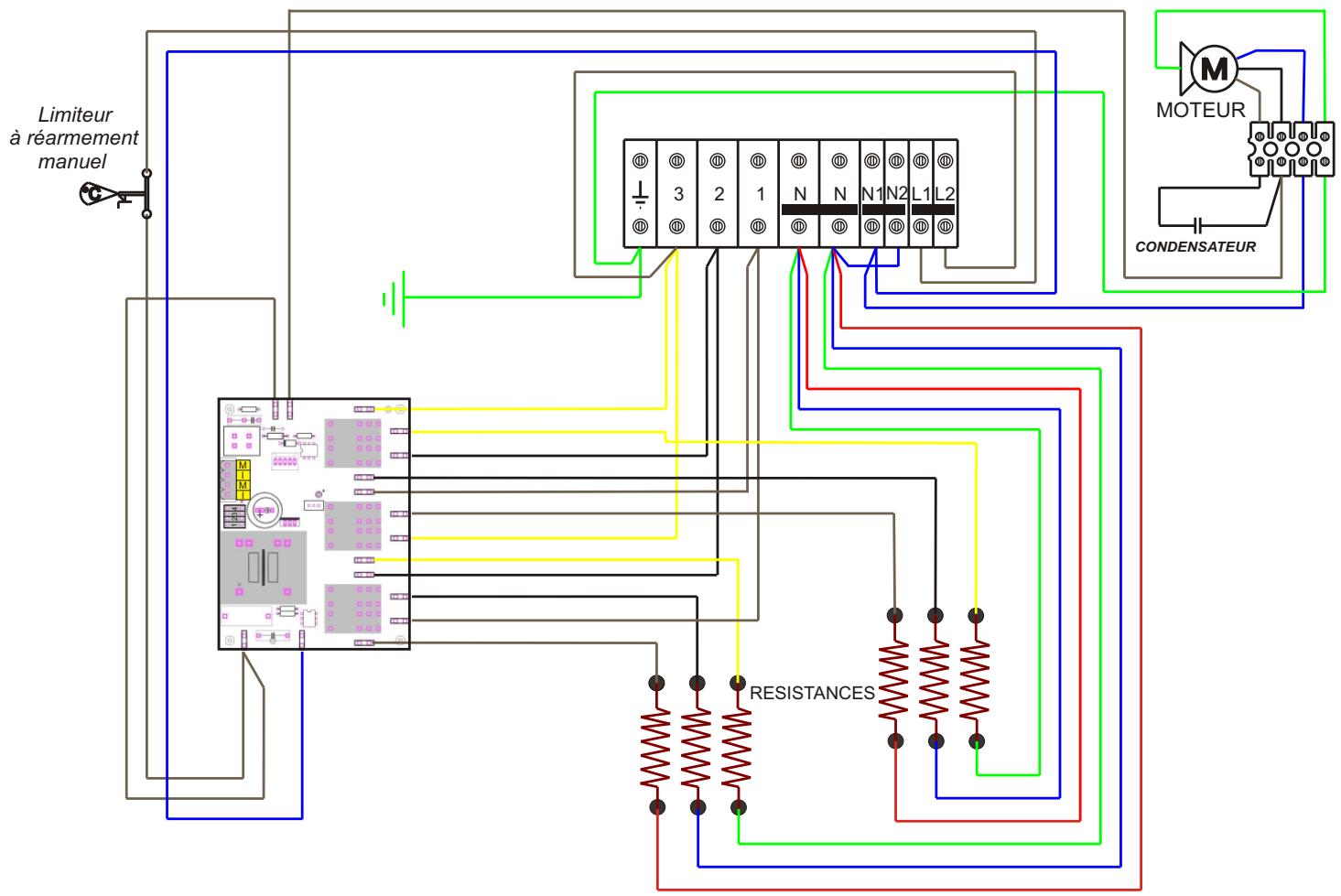 NOIROT 3403 - - SCHEMA ÉLECTRIQUE - 1