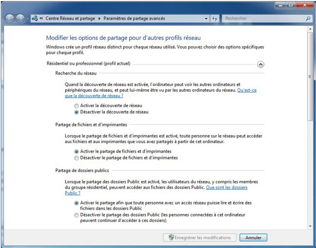 DANE-ELEC SO WORLD TV - Partage de fichiers sous windows 7 : - 13